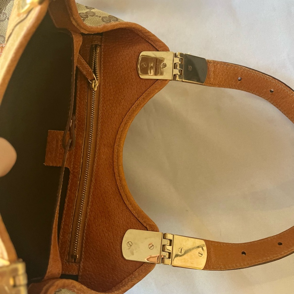 GUCCI Double G pattern Glam Hobo shoulder bag SOLD OUT - Picture 12 of 17